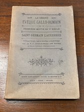 Livre le Grand Evêque Gallo-Romain de la Moitié du Vème Siècle Saint Germain(7D)