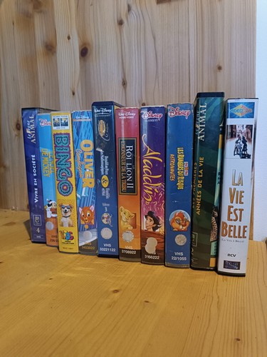 Lot cassettes vidéos vhs - 48,