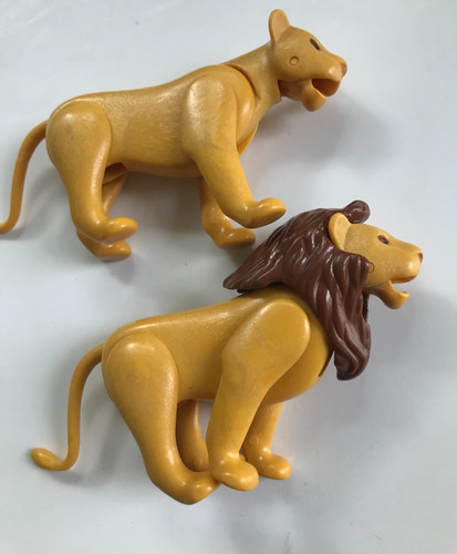 Playmobil lion lionne - lion,