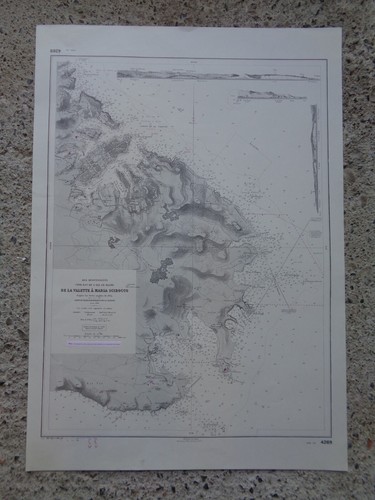 Carte marine de - de, valette