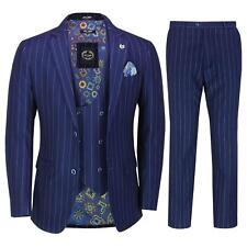 Hommes 3 Pièce Costume Blanc