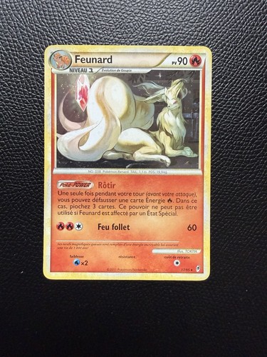 Carte pokémon feunard - pokémon, 17/95