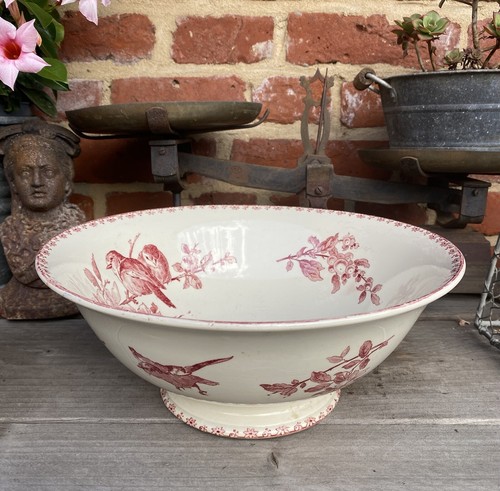 Ancien saladier favori - ancien, rose