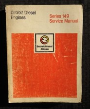 Manuel De Réparation De Moteur Diesel Detroit Diesel Allison 149 Série Très Bon