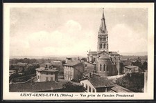 CPA Saint-Genis-Laval, Vue prise de l´ancien Pensionnat 