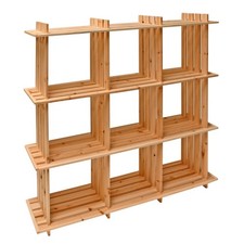 Etagère en bois - 9 casiers -