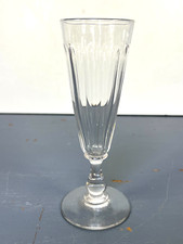 FLUTE A CHAMPAGNE ANCIENNE CRISTAL SOUFFLÉ TAILLÉ XIXème