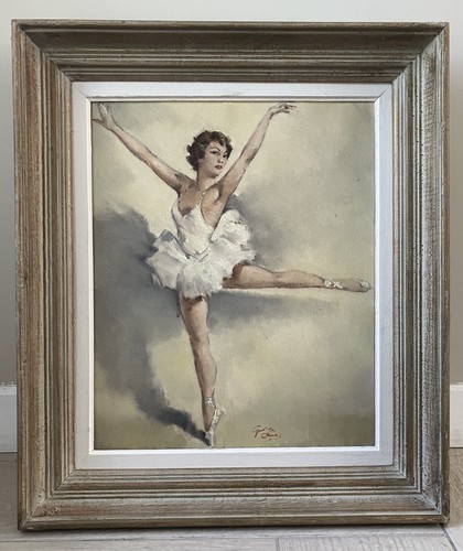 Huile sur toile danseuse