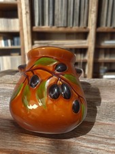 Ancien pot à olives vintage