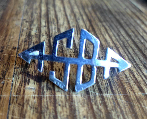 Badge batterie asba drum - badge,