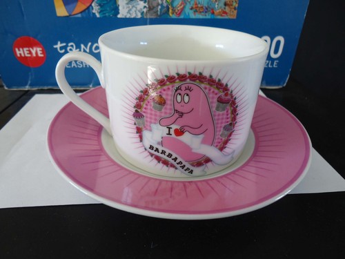 Tasse soucoupe barbapapa - tasse,