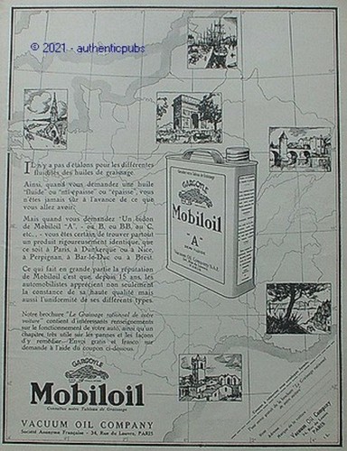 Publicite mobiloil bidon - publicite,