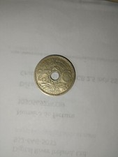 lot  4  piece   de centime    jaune