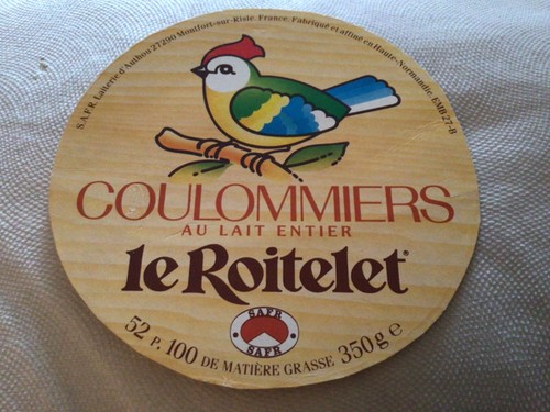 Etiquette fromage coulommiers - fromage,