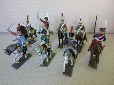 Lot 8 cavaliers en plomb