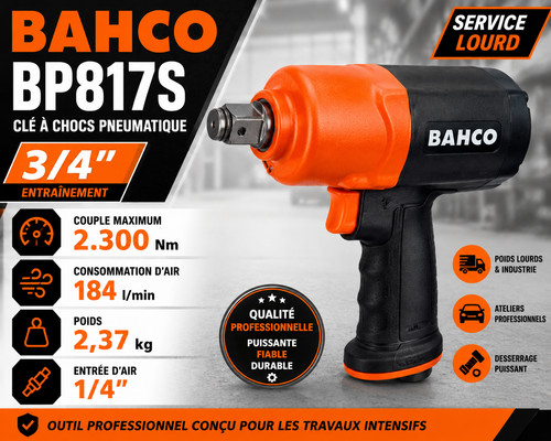 Bahco bp817s clé chocs - bahco,