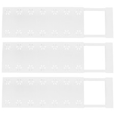  3 Pcs Étagères De Garde-robe Penderie Diviseurs Plate-forme Placard