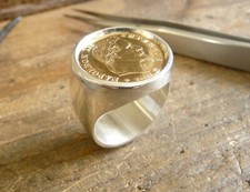 Chevalière argent massive