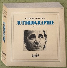 Charles Aznavour Autobiographie Paul Mauriat disque 33 tours vinyle