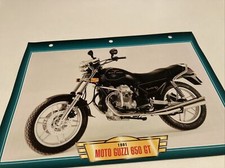 Moto Guzzi 650 GT 1991 fiche carte moto passion collection Atlas