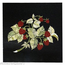 Table D'Centre Marbrée De 24" Pietra Dura Inaly Décor Et Cadeau Pour La Maison