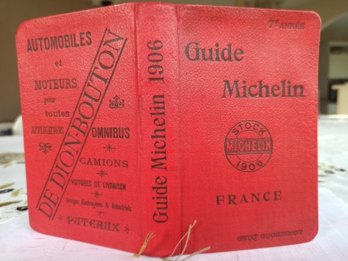Guide michelin 1906 - guide, france
