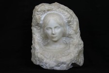 visage de femme, sculpture