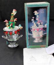 Boîte À Musique Animée Éclairée ENESCO HOLIDAY On ICE D'Origine Vintage #590568