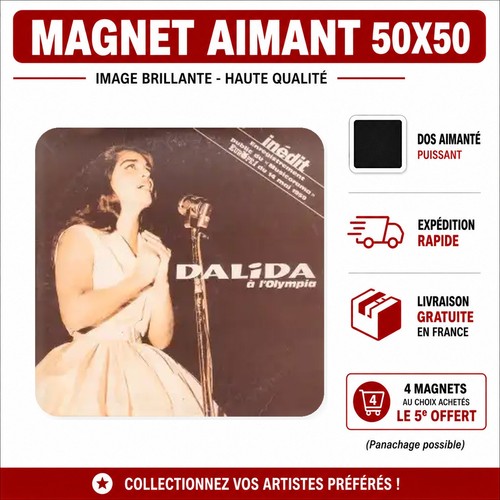 Magnet dalida 5x5 cm - ,