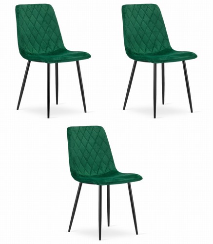 Fauteuil turin velours vert - velours,