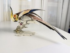 Figurine porcelaine Hutschenreuther perruche nymphe 15 x 32 cm 1 choix...