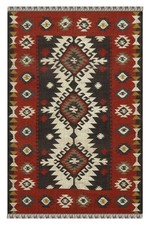 Du Laine Jute Éscalier Kilim
