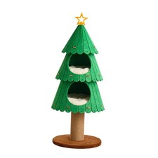 Arbre à chat de Noël, nid, cabane, jouet interactif pour chaton avec