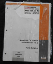 Véritable CASE 580CK Forklift TRACTOR Chargeur Pièces Catalogue Manuel Inclus -