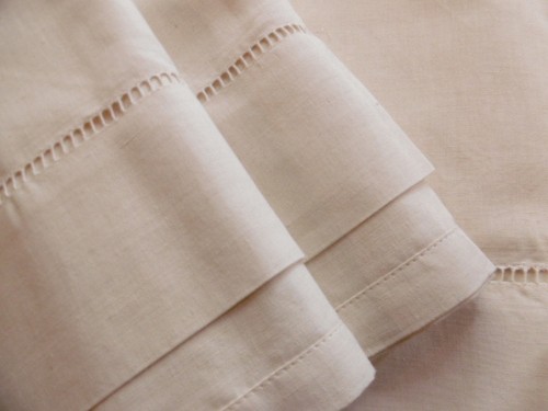 Drap fine toile métis écrue