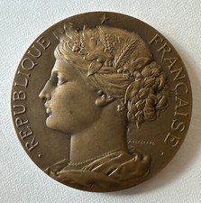 Médaille Ancienne Bronze - « Comice Agricole De MOLIERES » - Par A. Bertrand