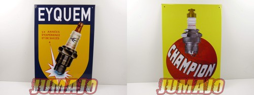 Lot plaques publicitaire - lot,