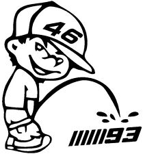 1 Stickers VR46 (45), Rossi valentino, Yamaha, 46