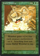 MRM ENGLISH Wombat enrag� Legends - Rabid Wombat GD MTG Magic LEG