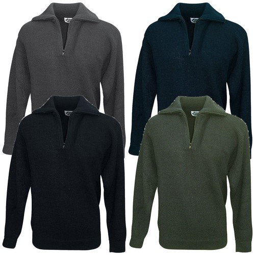 Marine troyer coton - marine, pull