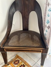 chaise gondole en bois