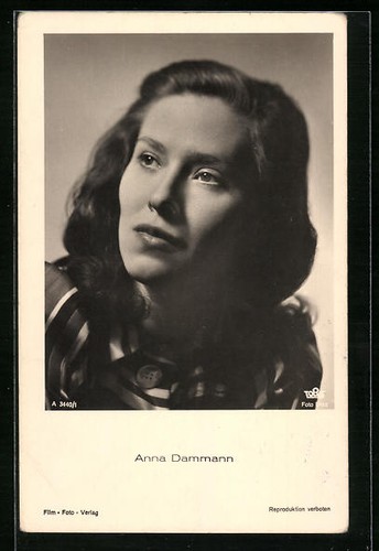 Carte postale actrice - carte, l'actrice