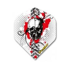 Lot de 5 jeux = 15 ailettes flechettes dart flight Ruthless Invincible Skull2
