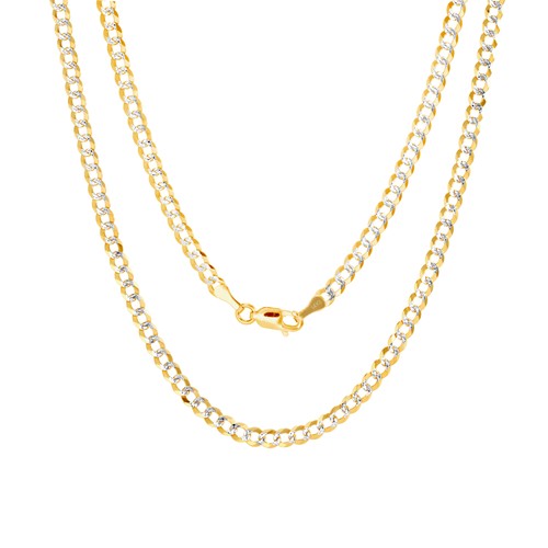 14k jaune 4mm solide - 14k,