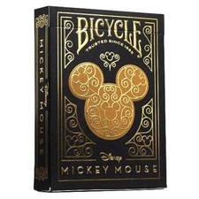 Vélo Disney Mickey Mouse inspiré noir et or cartes à jouer Japon Neuf