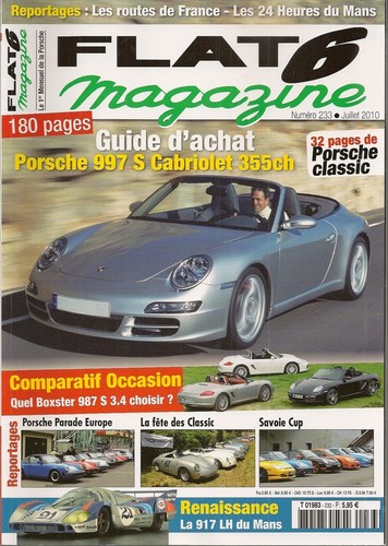 Flat 233 porsche 997 s - flat, 6