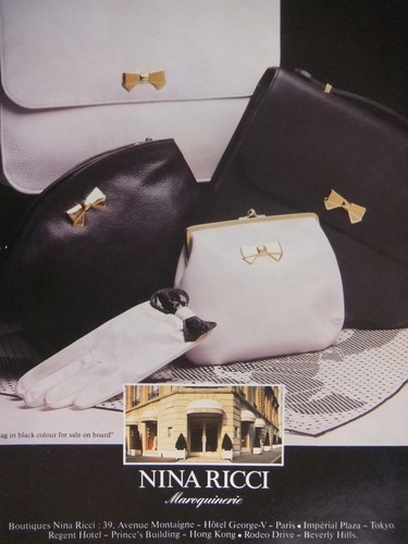 Publicité presse 1986 nina - publicitÉ,