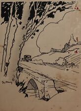 Publicité guide de graissage VIVASIX Huile Spido illustrateur GEO HAM oil can