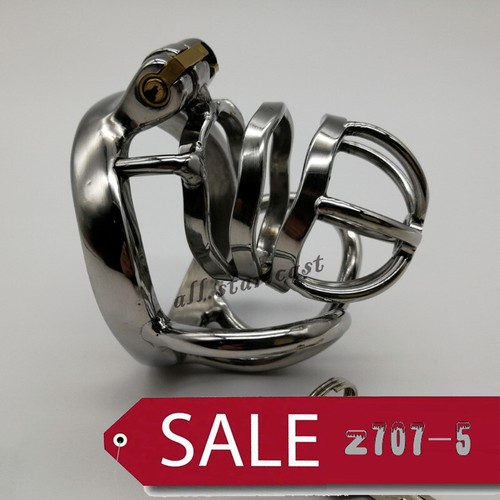 Stainless steel chastity - steel,