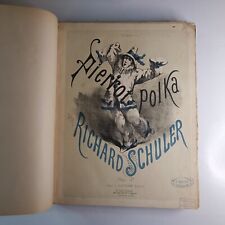 Recueil pour piano, saxo, Polka et valse, relié, IN-FOLIO, partitions